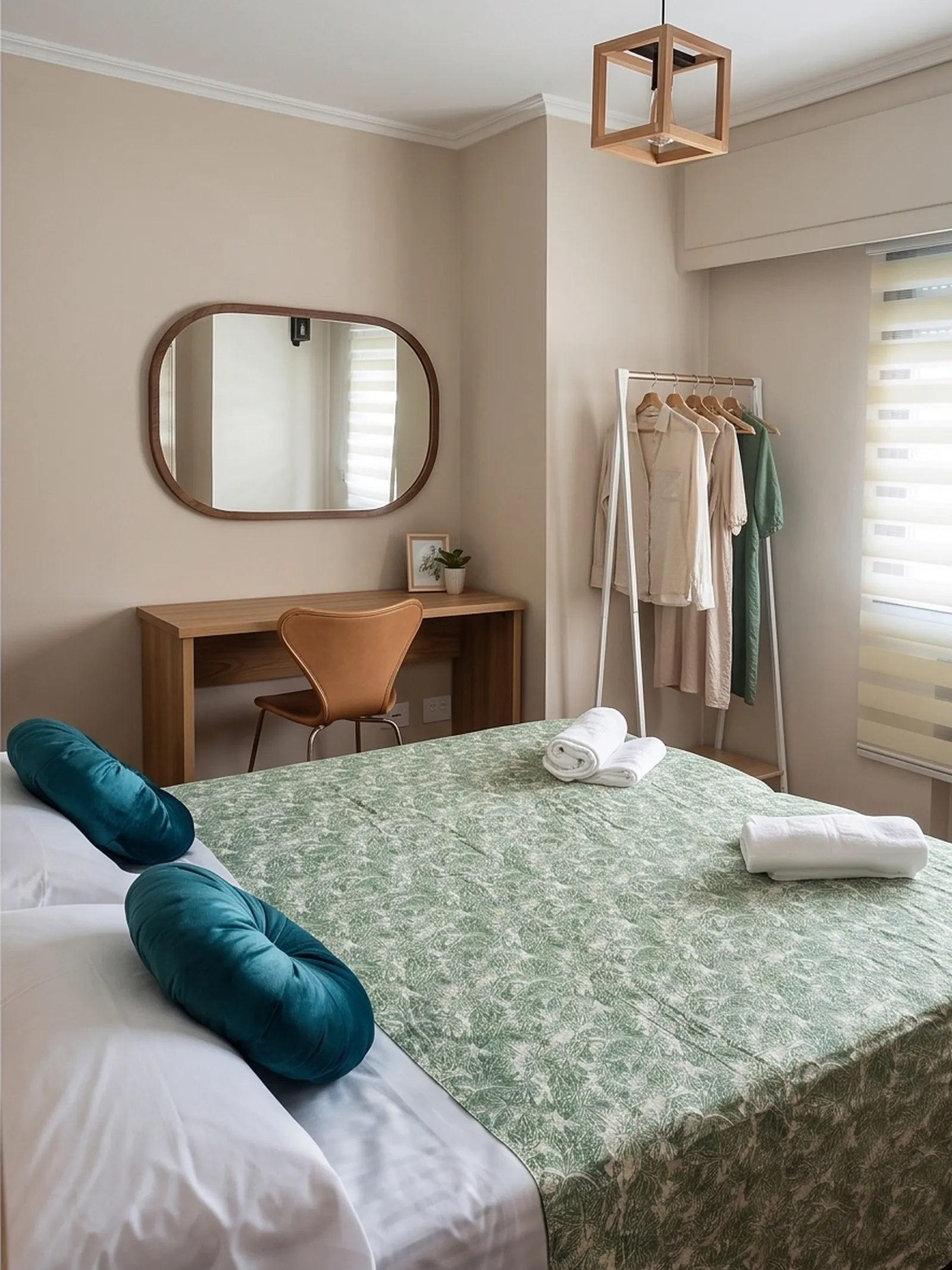 Dormitorio verde